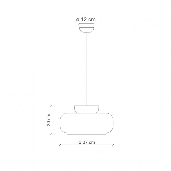 Ferroluce Maracanà C2741 pendant lamp - Agof Store