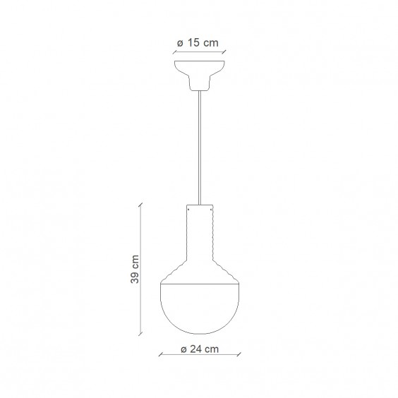 Ferroluce Selarón C2730 pendant lamp - Agof Store