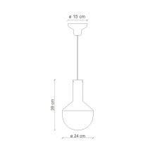 Ferroluce Selarón C2730 pendant lamp - Agof Store