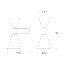 Nemo Applique de Marseille Mini Wandleuchte - Agof Store