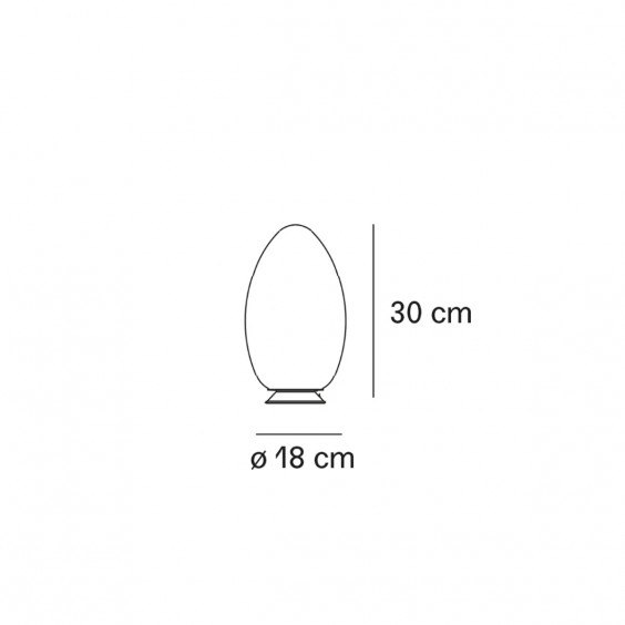 Fontana Arte Uovo Battery portable table lamp - Agof Store
