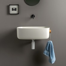 Ever Life Design Bounce Polyurethane Washbasin With Rope Towel Holder - Agof Store Ever Life Design Bounce Polyurethane Washbasin With Rope Towel Holder - Agof Store