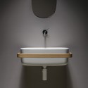 Bounce lavabo in poliuretano con portasciugamani Ever Life Design - Agof Store