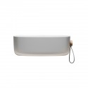 Ever Life Design Bounce Crystalplant Washbasin With Rope Towel Holder - Agof Store