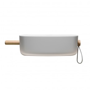 Ever Life Design Bounce Crystalplant Washbasin With Rope Towel Holder And Objects Hanger - Agof Store