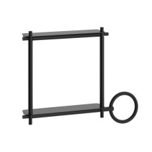 Buck 1 mensola con portasalviette Ever Life Design - Agof Store Buck 1 mensola con portasalviette Ever Life Design - Agof Store