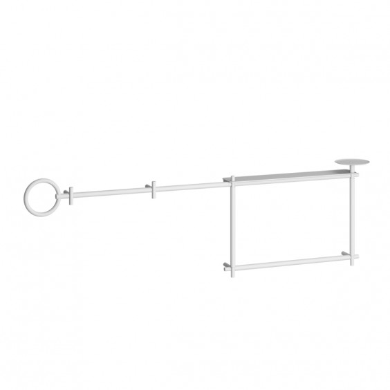 Ever Life Design Buck 4 shelf with towel holder - Agof Store