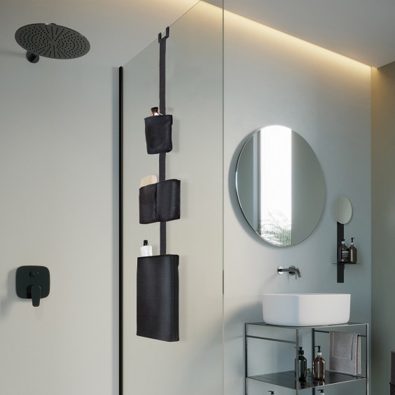 Ever Life Design Tape Shower B Duschhalter mit Haken - Agof Store