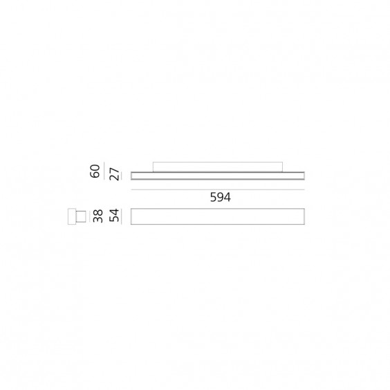 A.24 Wall 60 Lampada da parete Artemide - Agof Store