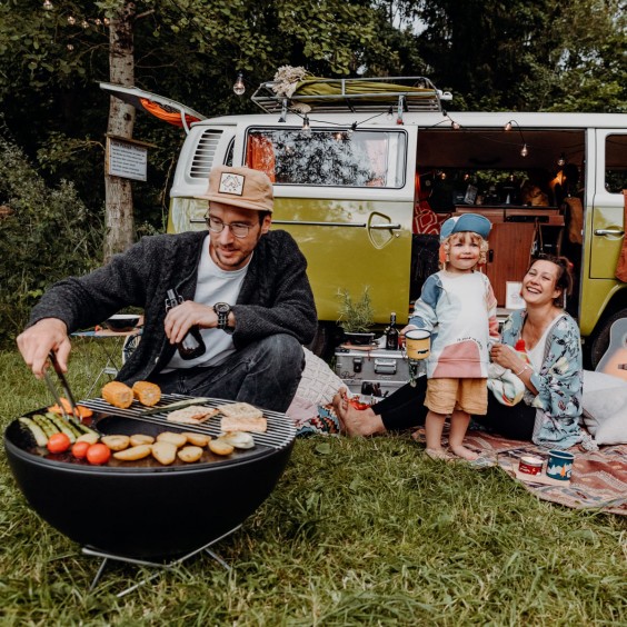 Höfats Bowl 57 Low with plate Barbecue - Agof Store
