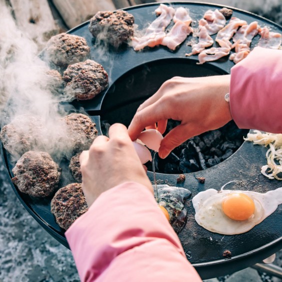 Höfats Bowl 57 Low with plate Barbecue - Agof Store