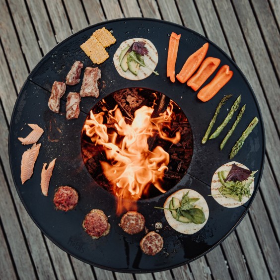 Höfats Bowl 70 High with plate Barbecue - Agof Store