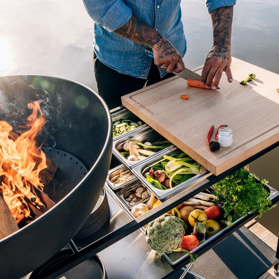 Höfats Fire Kitchen with Bowl 57 Outdoor Kitchen - Agof Store