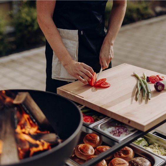 Höfats Fire Kitchen with Bowl 70 Outdoor Kitchen - Agof Store