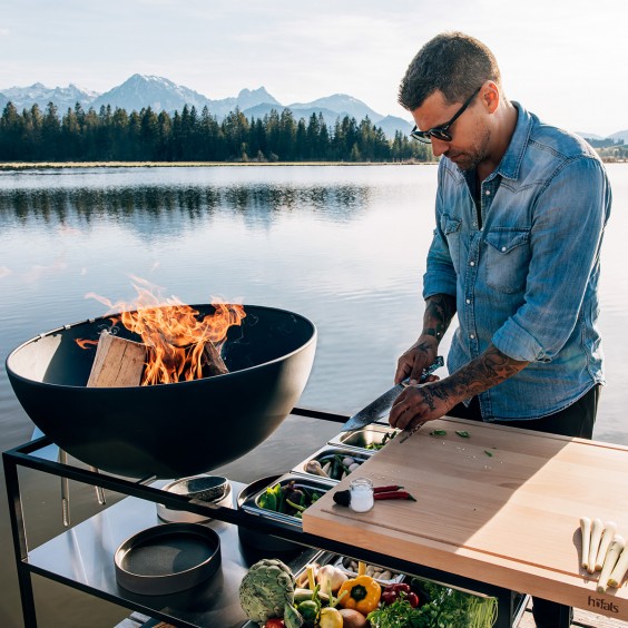 Höfats Fire Kitchen with Bowl 70 Outdoor Kitchen - Agof Store