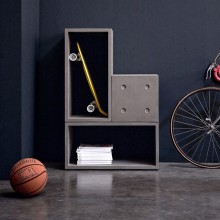 Dice 1M2L mobile contenitore Lyon Béton - Agof Store