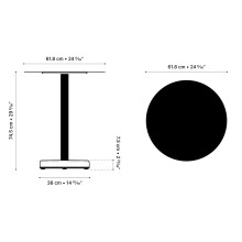 Lyon Béton Donut Round Table - Agof Store