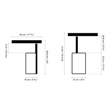 Lyon Béton Twist Side Coffee Table - Agof Store