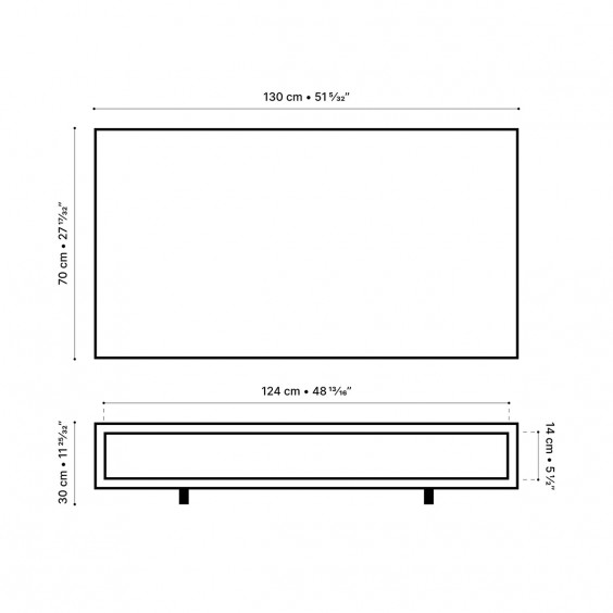 Lyon Béton Monobloc Coffee Table - Agof Store