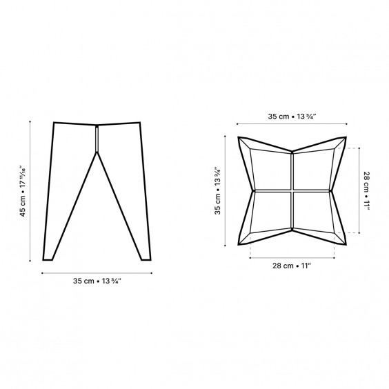 Lyon Béton Bridge Stool - Agof Store