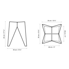 Lyon Béton Bridge Stool - Agof Store Lyon Béton Bridge Stool - Agof Store
