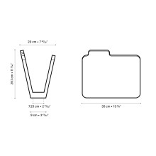 Lyon Béton Doc Magazine Rack - Agof Store