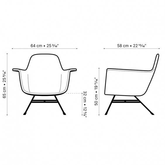Lyon Béton Hauteville Armchair - Agof Store