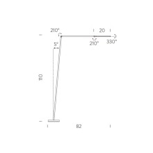 Nemo Untitled Reading Linear floor lamp - Agof Store Nemo Untitled Reading Linear floor lamp - Agof Store