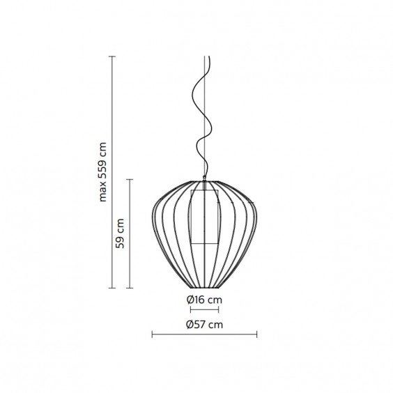 Cell outdoor Lampada a sospensione Karman - Agof Store