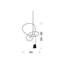 Signature Lampada a sospensione Ingo Maurer - Agof Store Signature Lampada a sospensione Ingo Maurer - Agof Store