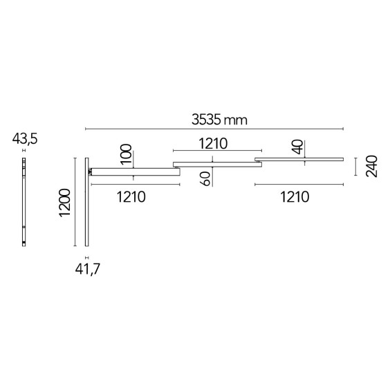 Flos Black Flag wall lamp - Agof Store
