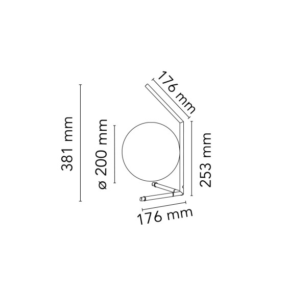 Flos IC Lights 10 Anniversary T1 Low table lamp - Agof Store