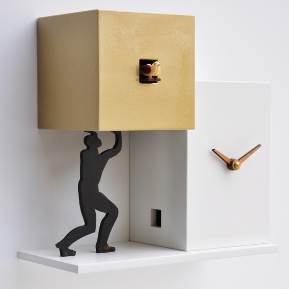 Pirondini Silhouette Ladro cuckoo clock - Agof Store