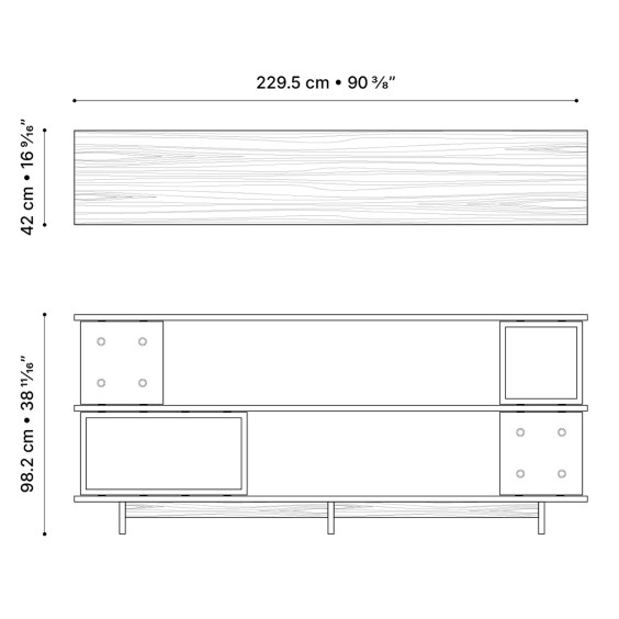 Lyon Béton Dice 2295 Cupboard - Agof Store