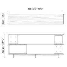 Lyon Béton Dice 2295 Schrank - Agof Store