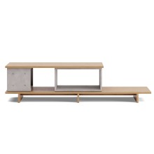 Lyon Béton Dice 2295 Asymmetrical Tv Unit - Agof Store Lyon Béton Dice 2295 Asymmetrical Tv Unit - Agof Store