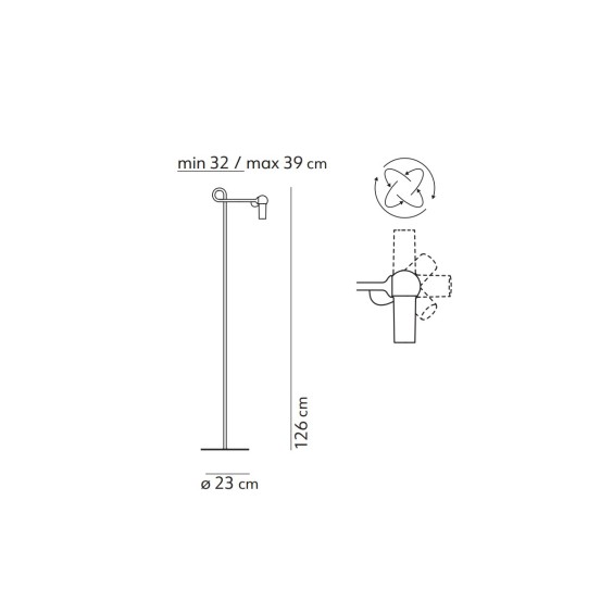 Kdln Bird floor lamp - Agof Store