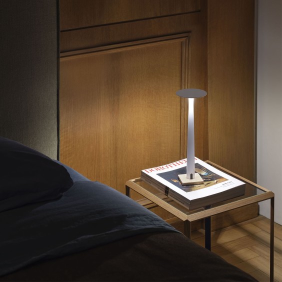 Nemo Portofino Marmor Akku Tischlampe - Agof Store