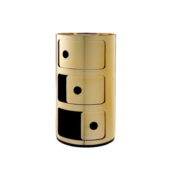 Componibili Metal 3 mobile contenitore Kartell - Agof Store