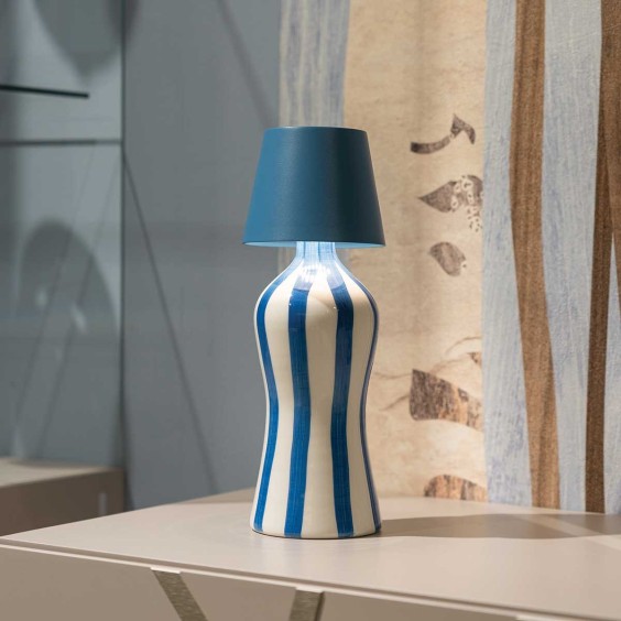 Zafferano Poldina Stopper Akku Tischlampe - Agof Store