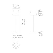 Poldina x Peanuts Lampada da tavolo Zafferano - Agof Store