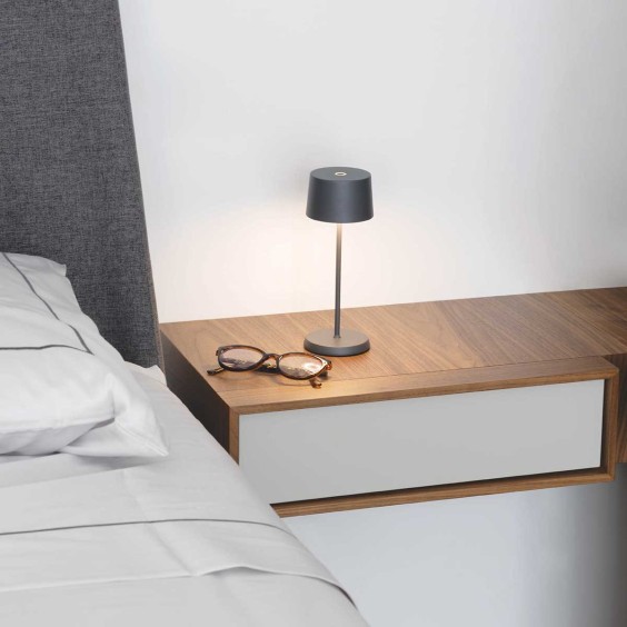 Zafferano Olivia Micro Pro Akku Tischlampe - Agof Store