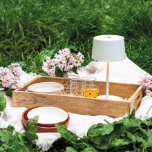 Olivia Mini Pro Lampada da tavolo Zafferano - Agof Store