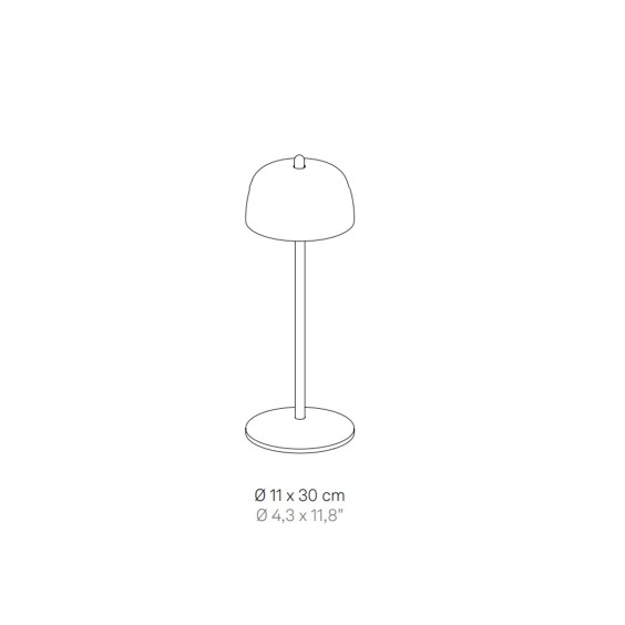 Zafferano Circe Pro Akku Tischlampe - Agof Store