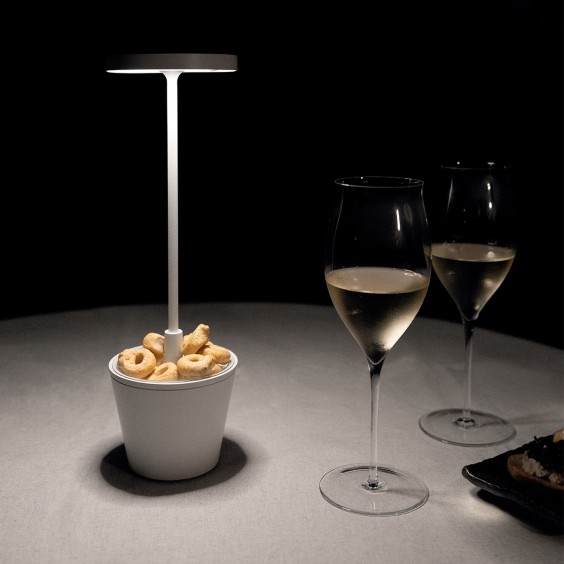 Zafferano Poldina Pro Reverso Akku Tischlampe - Agof Store