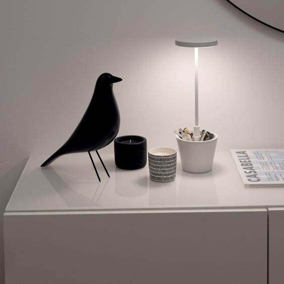 Zafferano Poldina Pro Reverso Akku Tischlampe - Agof Store
