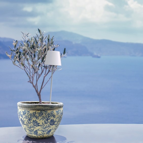Poldina Pro Picchetto Lampada da terra Zafferano - Agof Store