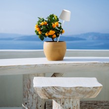 Poldina Pro Picchetto Lampada da terra Zafferano - Agof Store