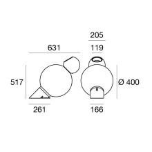 Gravita Lampada da tavolo Stilnovo - Agof Store