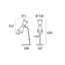 Stilnovo Megafono table lamp - Agof Store